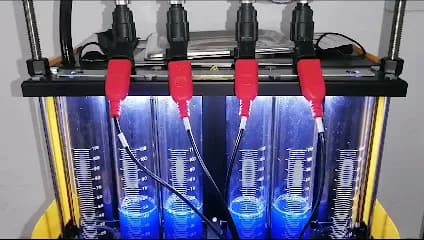 Foto de Laboratorio y limpieza de inyectores RG. Especialistas